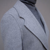 Ice Grey Blazer Coat