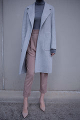 Ice Grey Blazer Coat