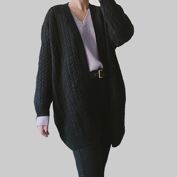 Cashmere Cardigan black