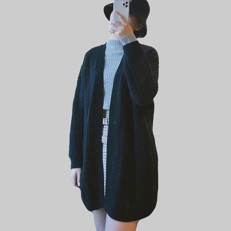 Cashmere Cardigan black